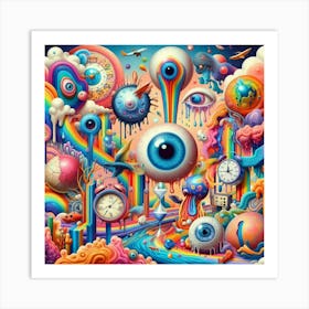 Abstract fantasy 2 Art Print