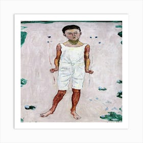 Childhood (1893) Modern Art Painting By Ferdinand Hodler Art Print