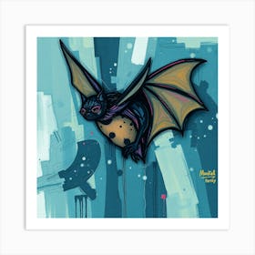 Bat In Flight Art Print