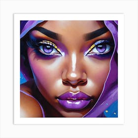 Purple Beauty Art Print