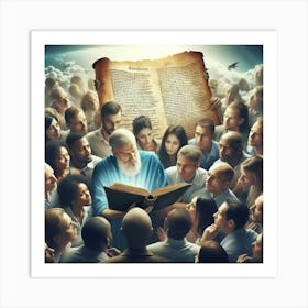 Book Of Jesus Art Print