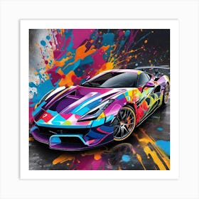 Car Painting 23 Art Print