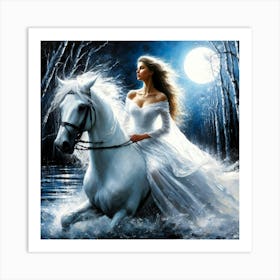 Creative Horse Beauty Illustration Nr 78 Art Print