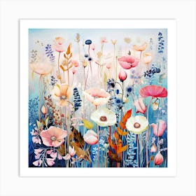 Beautiful floral composition 1 Art Print