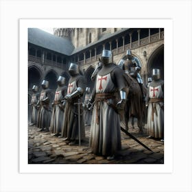 Medieval Knights Art Print