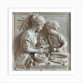 Mother And Child Art Print