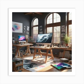 Home Office 17 Art Print