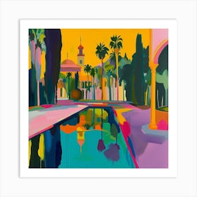 Abstract Park Collection Maria Luisa Park Seville Spain 1 Art Print