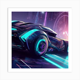 Futuristic Car Art Print