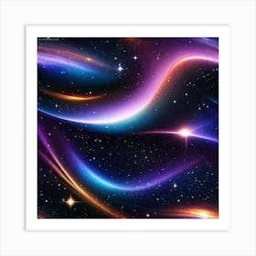 Galaxy Wallpaper 7 Art Print