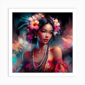 Exotic Beauty Artwork 41 Art Print