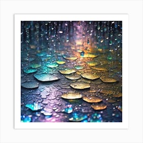 Raindrops Art Print