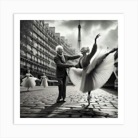 Ballet Dancers In Paris Art Print