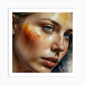 Portrait Of A Woman 60 Art Print