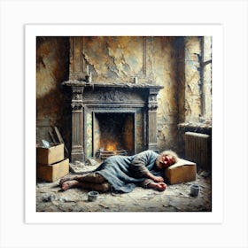 A Time To Be Thankful.AI Art Print