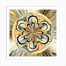 Whirling Geometry - #14 Art Print