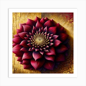 Dahlia 15 Art Print