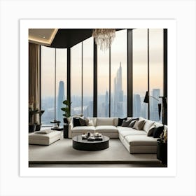 Modern Living Room 1 Art Print