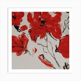 Red Poppies Art Print