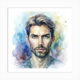 Portrait Of A Man Art Print