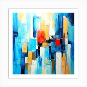 Abstract Cityscape Art Print