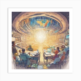 Envision A Future Where The Ministry For The Future Has Been Established As A Powerful And Influential Government Agency 63 Art Print