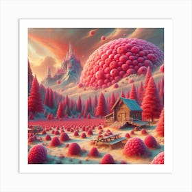 'Raspberries' Art Print