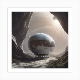 A Spacefaring Vessel With A Self Sustaining Ecosystem, Allowing Long Duration Journeys 6 Art Print
