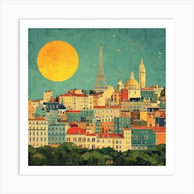 Paris Canvas Print Art Art Print