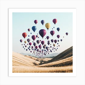 Hot Air Balloons Art Print