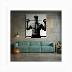 Bodybuilder Art Print