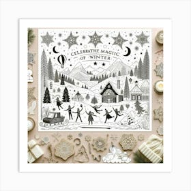 Celebrate Magic Of Winter Art Print