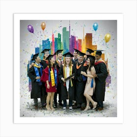 Graduation Party Art Print