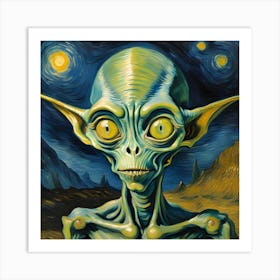 Yoda not Yoda Art Print