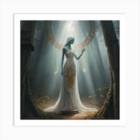 Ethereal Goddess Art Print