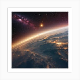 Earth From Space 6 Art Print