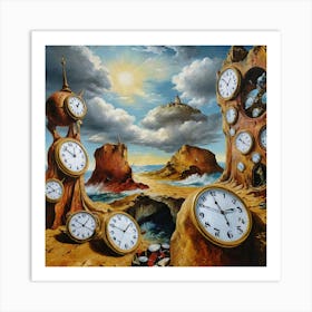 Clocks Art Print