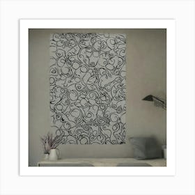 Abstract Swirls Art Print