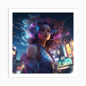 Cyberpunk 1 Art Print