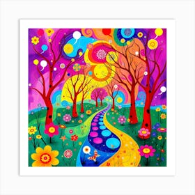 Rainbow Path 1 Art Print