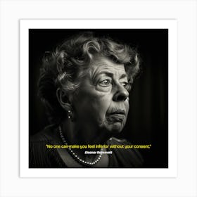 Eleanor Roosevelt Quote Art Print