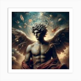 Angel Of The Sky 3 Art Print