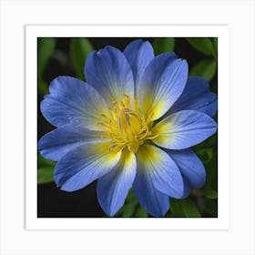 Blue Cosmos Art Print