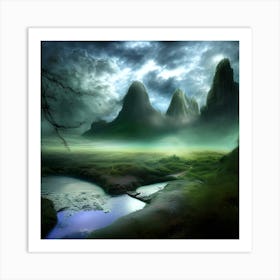 Darkened Skies 1 Art Print