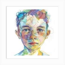 Portrait Of A Boy 1 Art Print