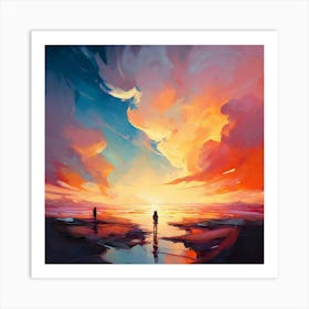 Sunset 2 Art Print