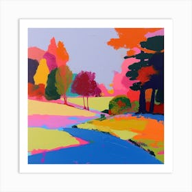 Abstract Park Collection Royal Park Kyoto Art Print