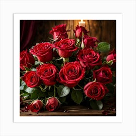 Red Roses 8 Art Print