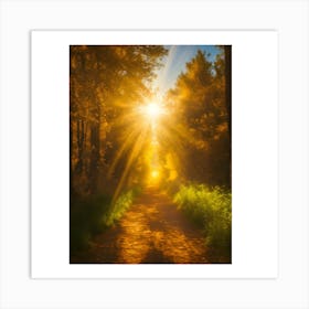 Path To The Sun Art Print