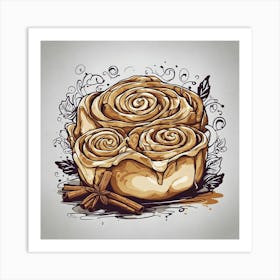 Cinnamon Buns Art Print